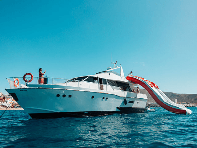 Water Slide Boat Party